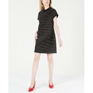 MSRP $80 Maison Jules Collared Printed Shift Dress Size Small